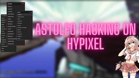 Hypixel Hacking With ASTOLFO CLIENT FREE ALTS IN DESCRIPTION Config