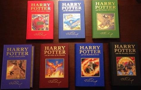 Complete Set Of The Harry Potter Collectors Edition Deluxe Edition Of