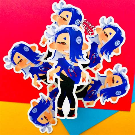 Splatoon 3 Deep Cut Stickers// Video Game Art Matte Sticker - Etsy