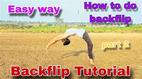 How To Practice Backflip How To Do Backflip Backflip Tutorial