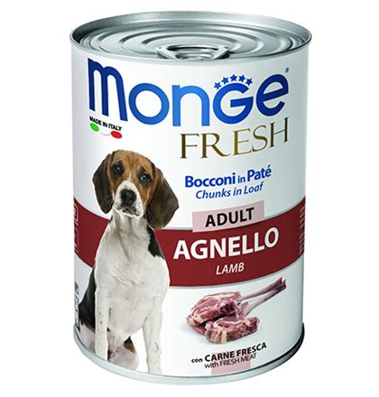 Monge Dog Fresh Adult Chunks in Loaf Lamb Влажный корм Консервы Монж ...