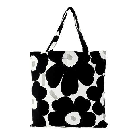 【楽天市場】【最大5000円offクーポン対象】マリメッコ トートバッグ Marimekko ピエニ ウニッコ ファブリックバッグ 072774 186 レディース ブラック 黒：ブランド