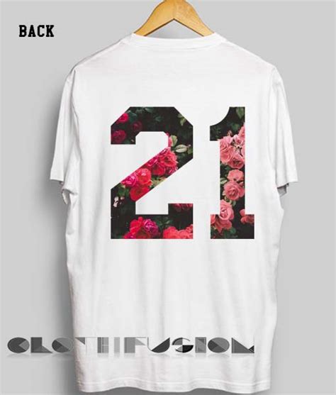 Unisex Premium Number 21 T Shirt Design Clothfusion