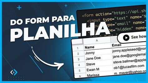 Como Salvar Dados De Um Formul Rio Html Em Uma Planilha Do Google