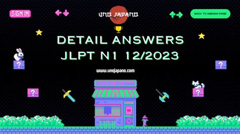 Full Detail Answers Jlpt N Uno Japano