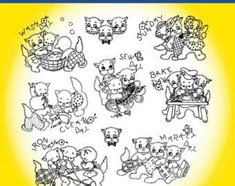 Superb Herbs Aunt Martha S Hot Iron Embroidery Transfer Designs