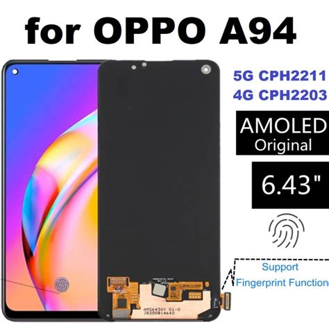 OPPO A94 Series LCD Screen With Digitizer Module For Replacement