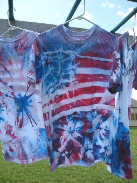 How To Make American Flag Tie Dye Shirts