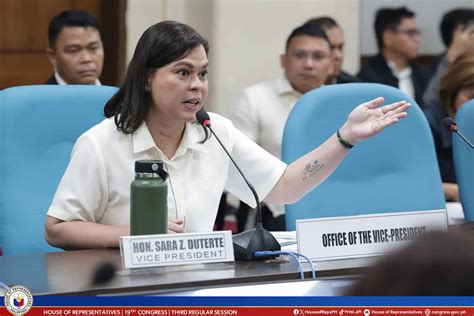 Sara Duterte refuses to take oath at House hearing | Cebu Daily News