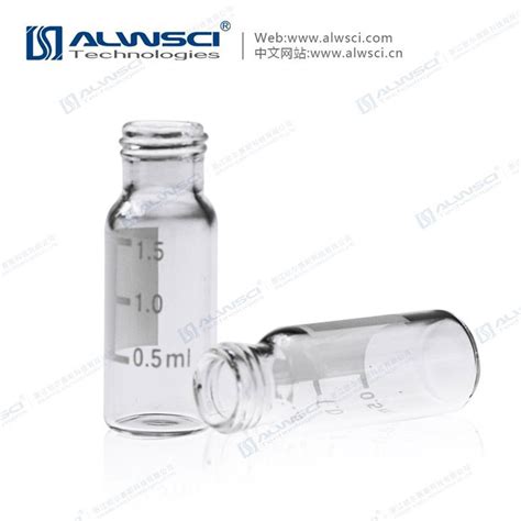 China Ml Clear Screw Vial Graduated With Marking Spot