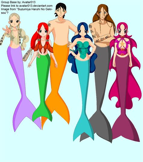 Mermaid Group By Darkdraik On Deviantart