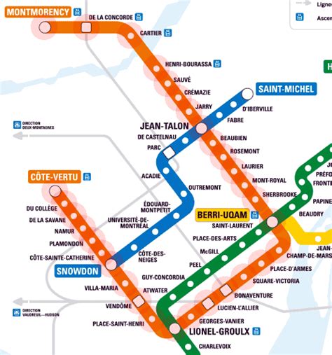 Orange Line Metro Map