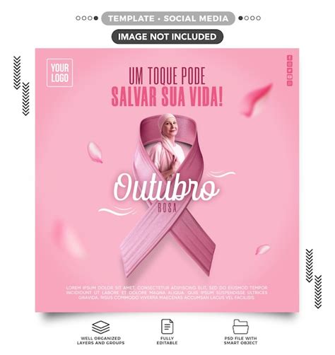 Plantilla De Instagram De Feed De Redes Sociales Octubre Rosa ¡un Toque