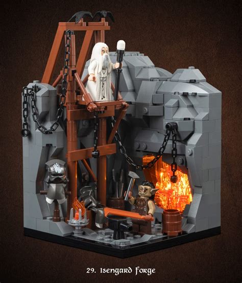 LEGO Herr der Ringe zwei Türme Isengart Rohan MOCs