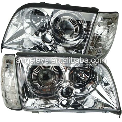 For Mercedes Benz W140 S300 S320 S500 S600 Angel Eyes Head Lamp