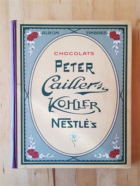 Album De Timbres Chocolat Peter Cailler Kohler Nestl Kaufen