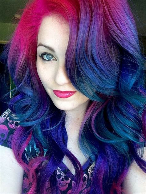 Pin By Queen Halloween On ∞hairdo∞ Mermaid Hair Color Unicorn Hair