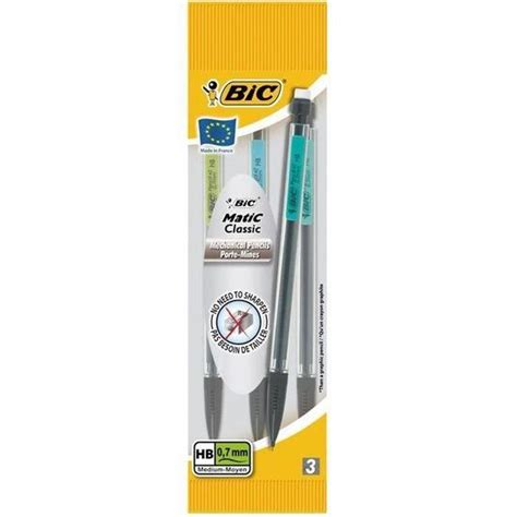 Bic Lot De Porte Mines Matic Combos Hb Mm Cdiscount Beaux