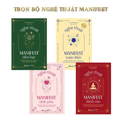 Ryuu's Manifest Tool V2 - Sách - Trọn Bộ Nghệ Thuật Manifest - Ryuu Shinohara (Combo + Chọn Lẻ ...