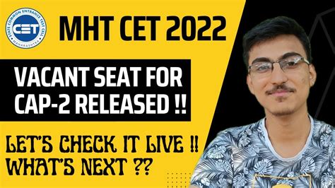 Mht Cet Cap Round Vacant Seat What S Next Let S Go Live