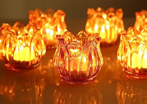 Goldeal Gold Votive Candle Holders Set Of 12 Thick Glass Tea Light Candle Holder