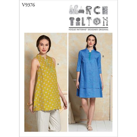 Misses Tunic And Dress Vogue Sewing Pattern V Vogue Patterns