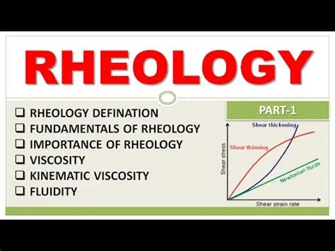 Best Rheology Courses - Studique