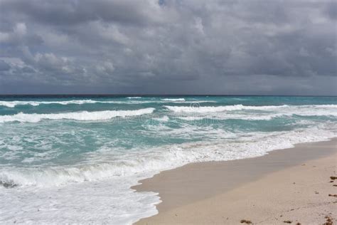 White Sandy Beach Of Varadero Magnificent Coast Of The Atlantic Ocean