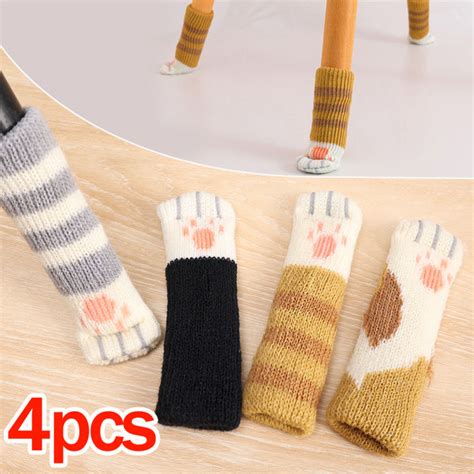 88HomeStore4pcs Cat Claw Table Feet Socks Chair Leg Covers Floor