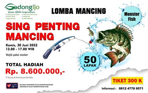 Lomba Mancing Tarikan Juni Godong Ijo