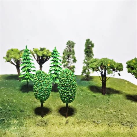 Set Rbol Para Maqueta Vegetaci N Modelismo Verde Varios Mod Mercadolibre