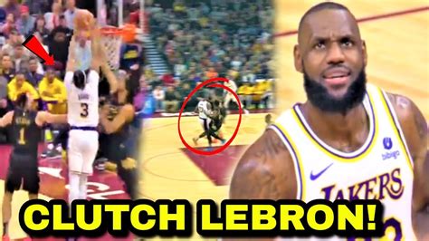 Walang Nagawa Ang Depensa Ng Cavs Sa Rumaragasang Si Lebron Katakot