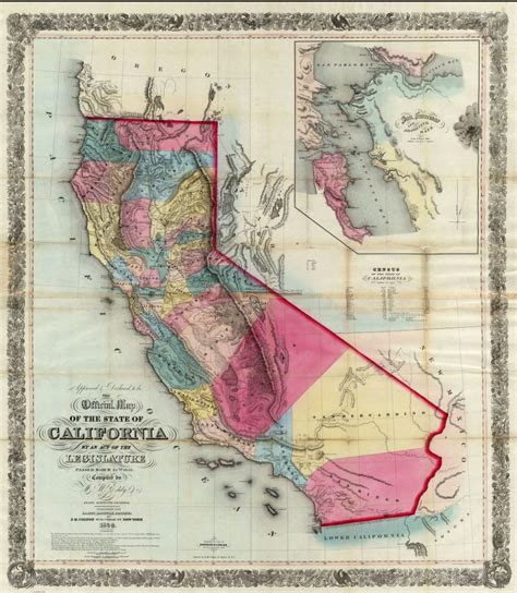 History Of California Travel - Historical Map Of California | Printable ...