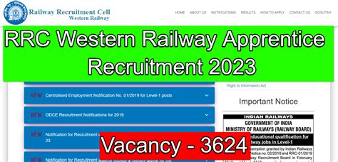 Rrc Western Railway Apprentice Recruitment Apply Online