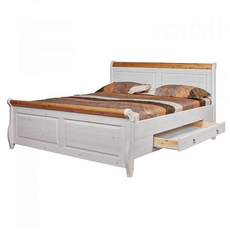 Кровать "Мальта" М-180 с ящиками из массива сосны(1880х2220х1130 ...