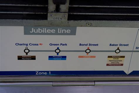 Old pre-extension Jubilee Line map | dean nicholas | Flickr