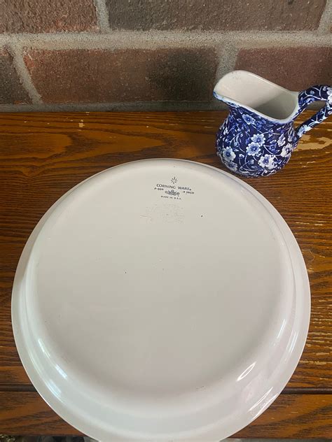 Vintage Corning Ware Blue Cornflower Pie Plate P Etsy