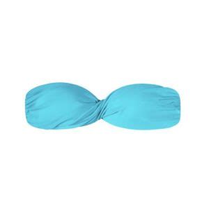 Bikini Bandeau Oberteil Himmelblau trägerlos Sky Torcido Bikini