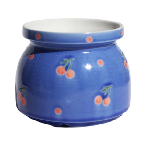 Mdesiwst Flowerpot Cute Decorative Ceramic Bright Colored Flower