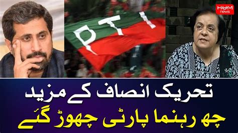 Six More Pti Leaders Left The Party Imran Khan Hum News Headlines