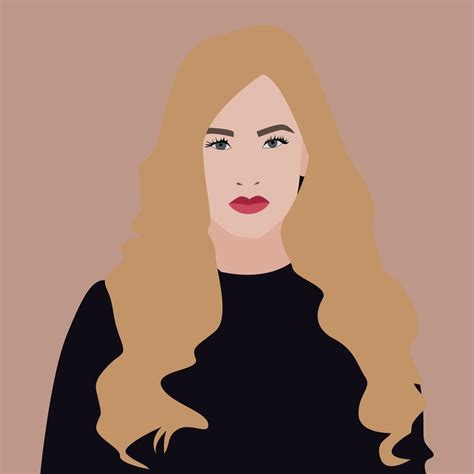 chica rubia ilustración vector sobre fondo blanco 13893359 Vector en