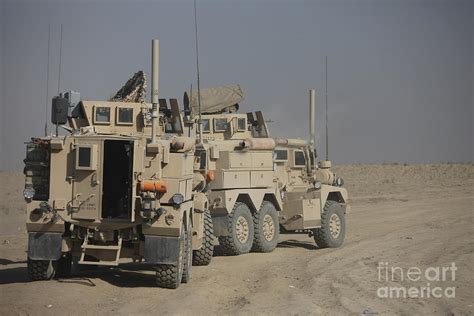 Us Army Cougar Mrap Vehicles Photograph By Terry Moore Fine Art America