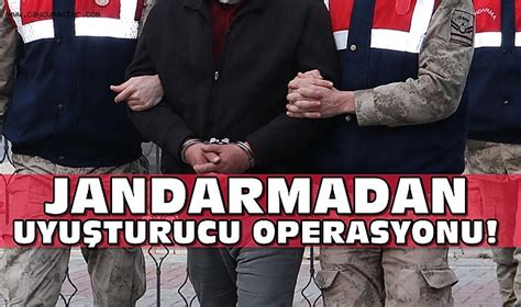 Jandarmadan uyuşturucu operasyonu Asayiş Çaycuma Star Çaycuma