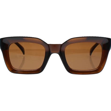 Buy The Reality Eyewear Onassis Chocolate Brown Sunglasses