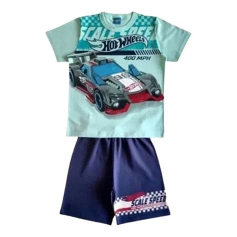 Conjunto Infantil Hot Wheels Masculino Em Promo O Na Americanas