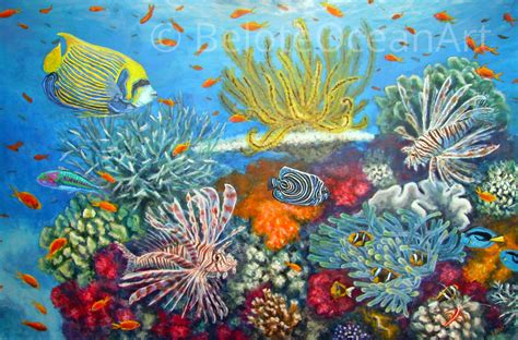 Underwater Coral Painting at PaintingValley.com | Explore collection of ...