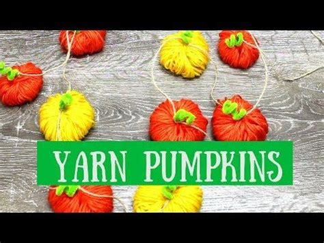 Yarn Pumpkin Garland Tutorial Google Search