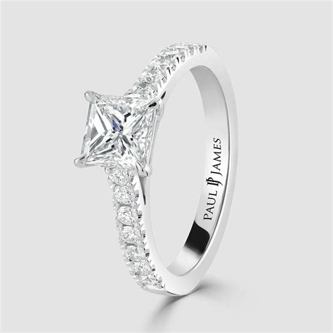 PJ Collection Ring Princess cut diamond solitaire - Paul James Jewellers