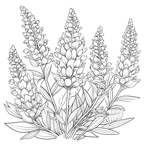 Premium Vector Lavender Coloring Book