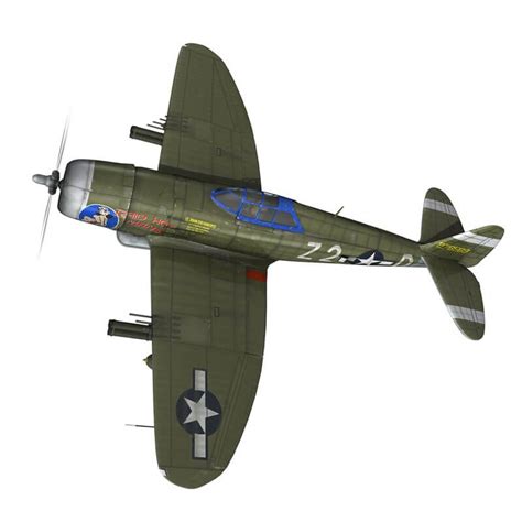 Republic P D Thunderbolt Raid Hot Mama D Model By Panaristi